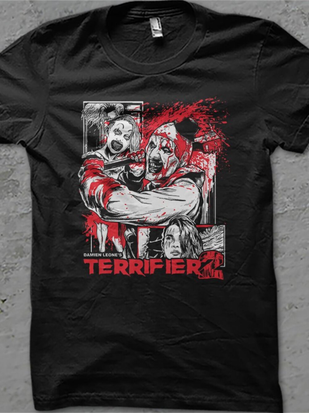 Vintage Terrifier Shirt, No Exit Horror Tee Graphic Print T Shirt, Art The Clown